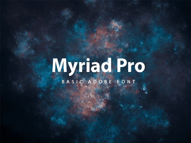 Ejemplo de fuente Myriad Pro Condensed #1