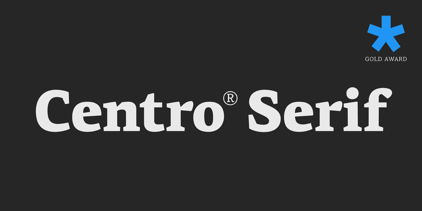 Ejemplo de fuente PF Centro Serif Pro #1