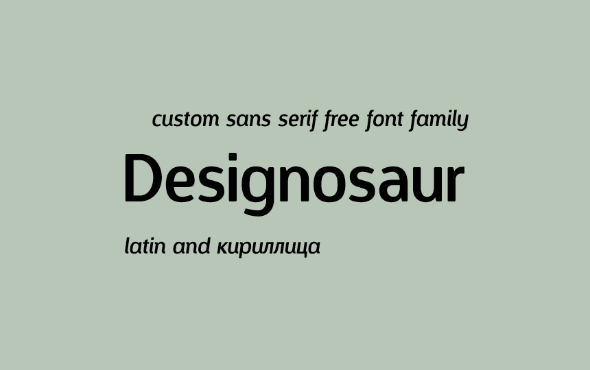 Ejemplo de fuente Designosaur #3