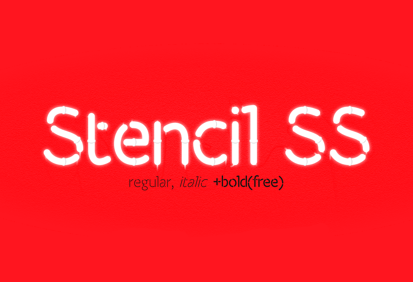 Ejemplo de fuente Stencil SS Bold #1