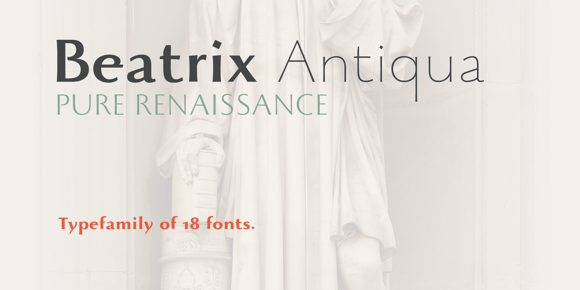 Ejemplo de fuente Beatrix Antiqua #1