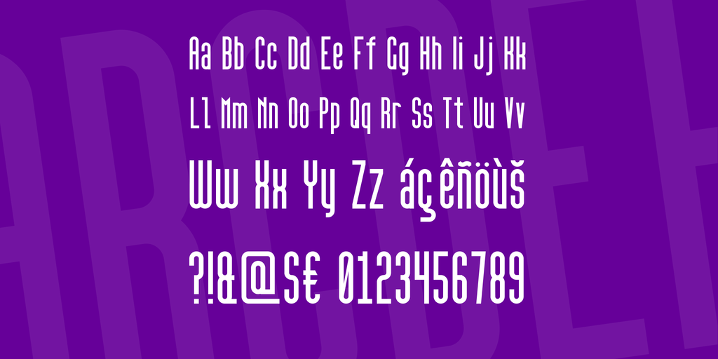 Ejemplo de fuente High Sans Serif 7 #2