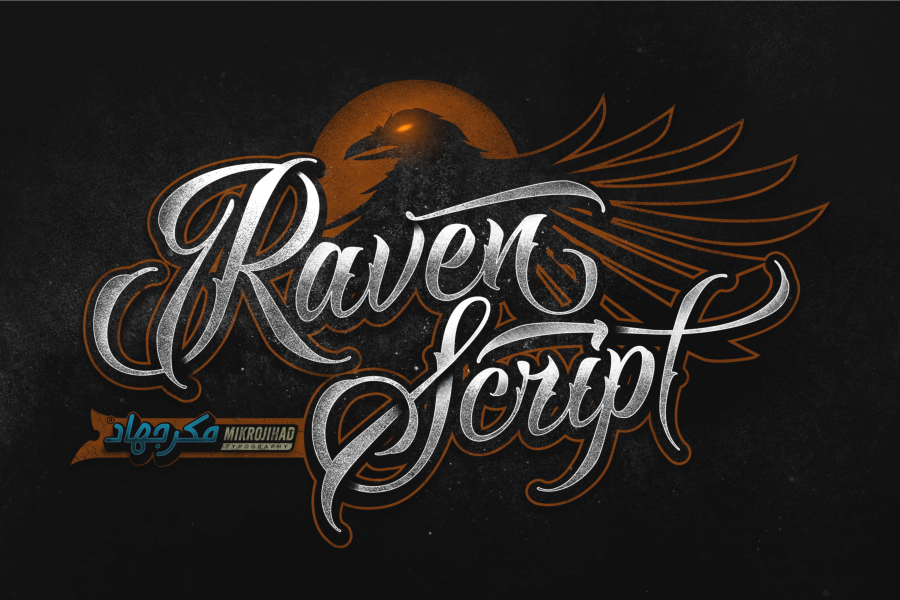 Ejemplo de fuente Raven Script #4