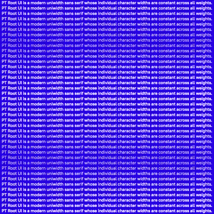 Ejemplo de fuente PT Root UI #2