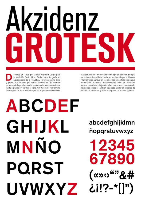 Ejemplo de fuente Akzidenz-Grotesk Next #1