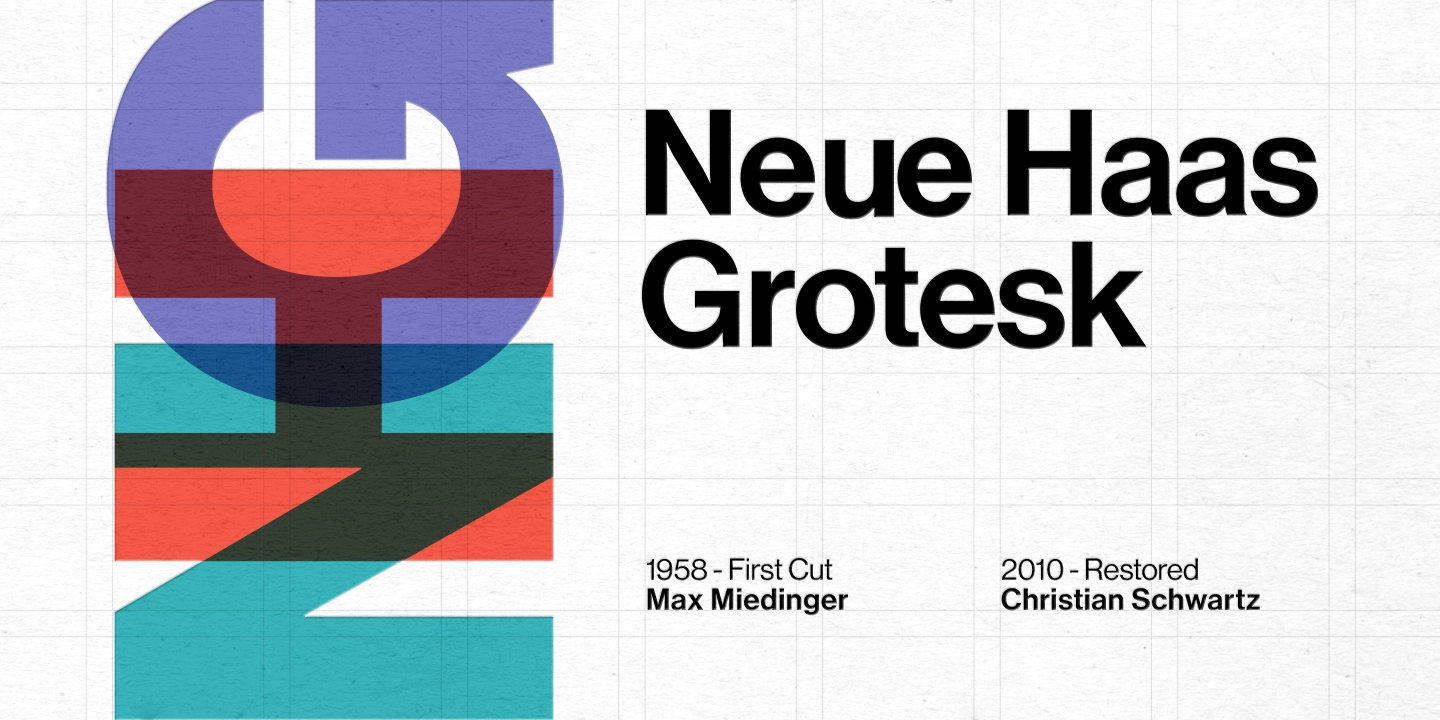 Ejemplo de fuente Neue Haas Grotesk #1