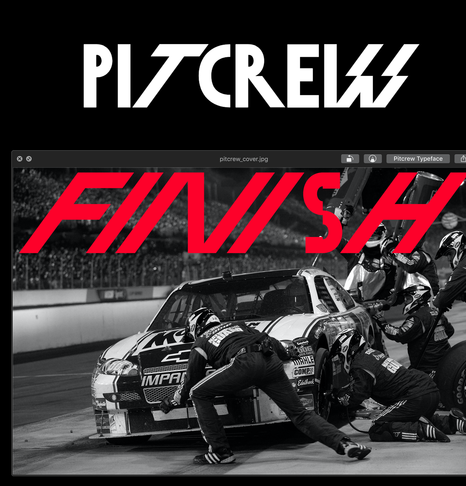 Ejemplo de fuente Pitcrew #1