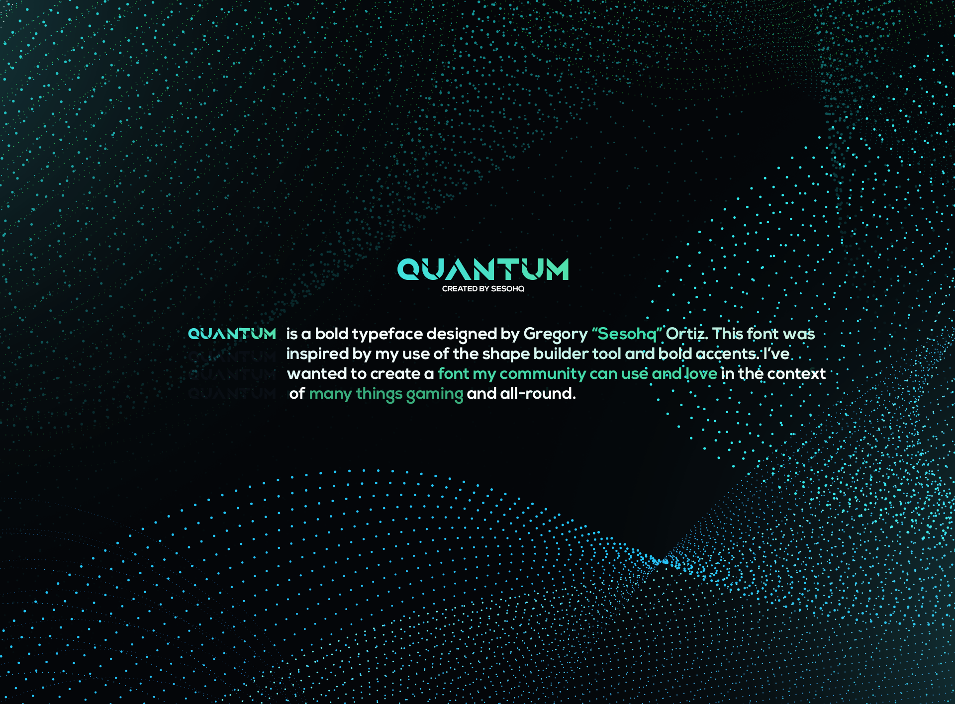 Ejemplo de fuente Quantum #2