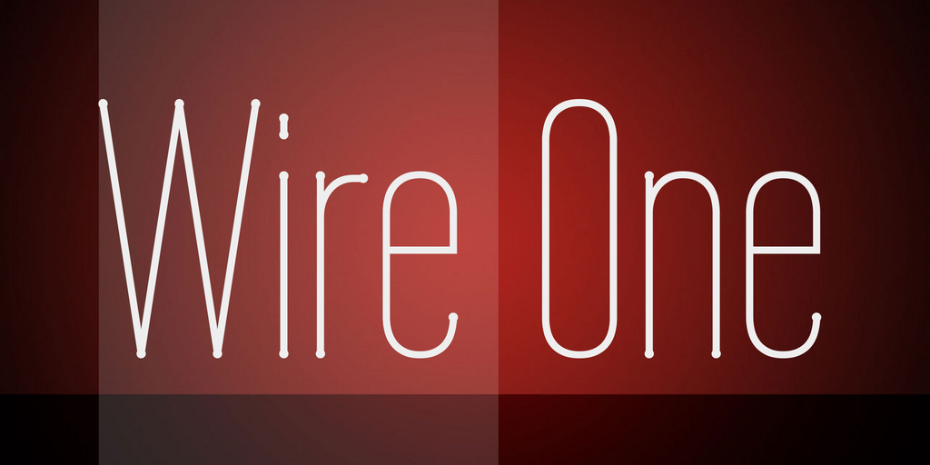 Ejemplo de fuente Wire One #1