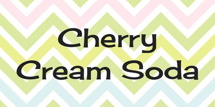 Ejemplo de fuente Cherry Cream Soda #1