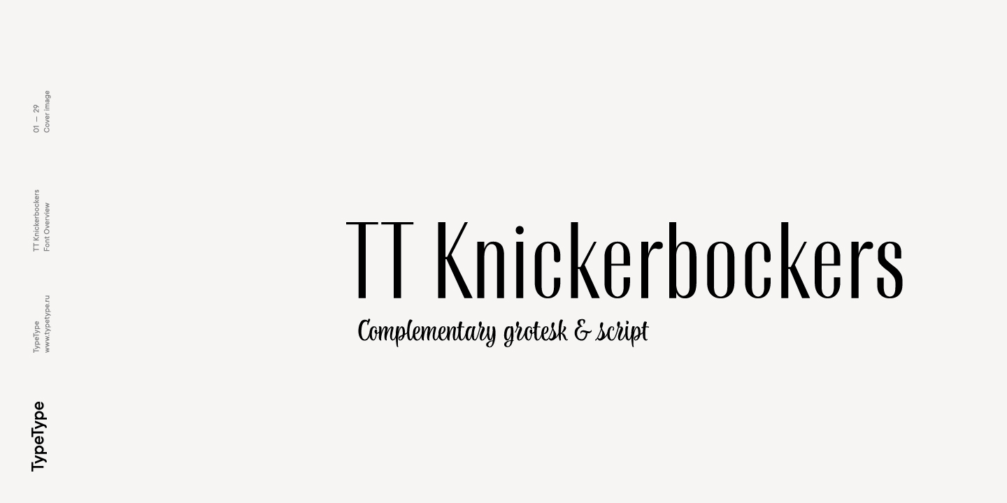 Ejemplo de fuente TT Knickerbockers #2