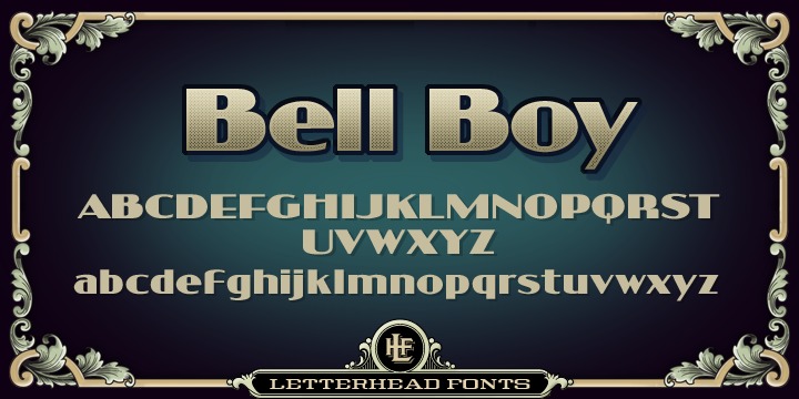 Ejemplo de fuente LHF Bell Boy #1