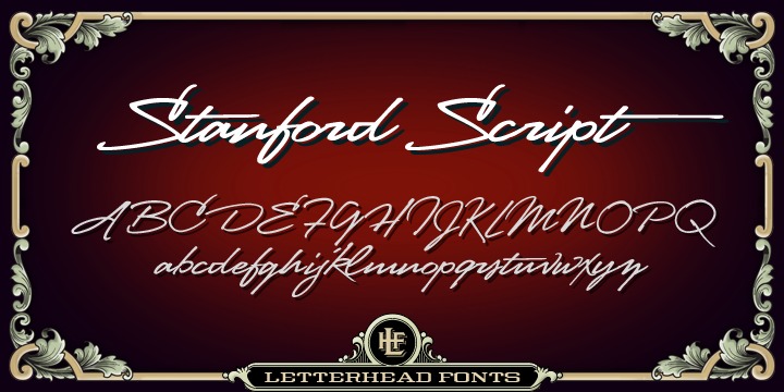 Ejemplo de fuente LHF Stanford Script #1