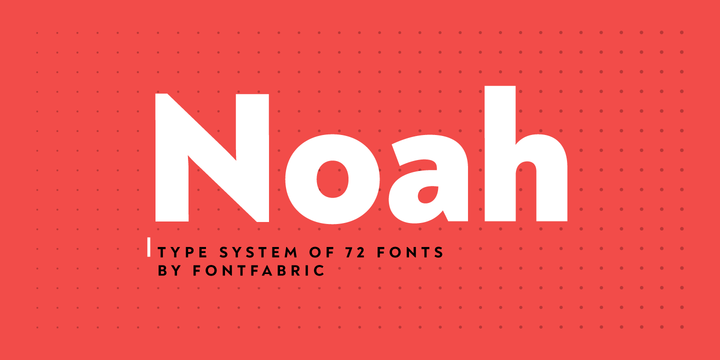 Ejemplo de fuente Noah #1