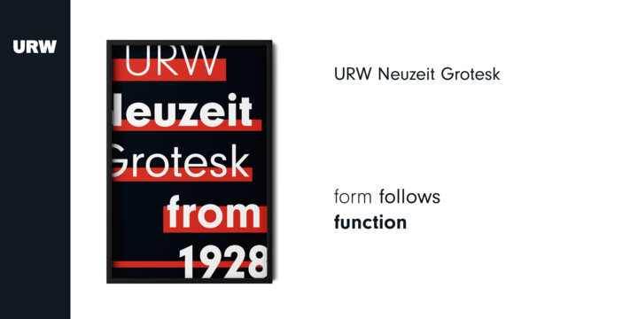 Ejemplo de fuente Neuzeit Grotesk #3