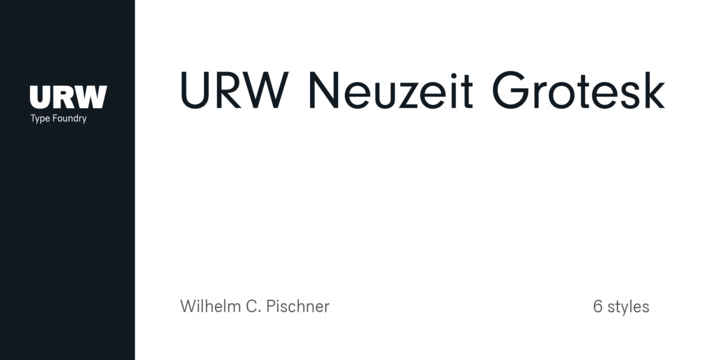 Ejemplo de fuente Neuzeit Grotesk #1