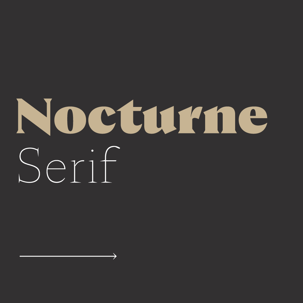 Ejemplo de fuente Nocturne Serif #1