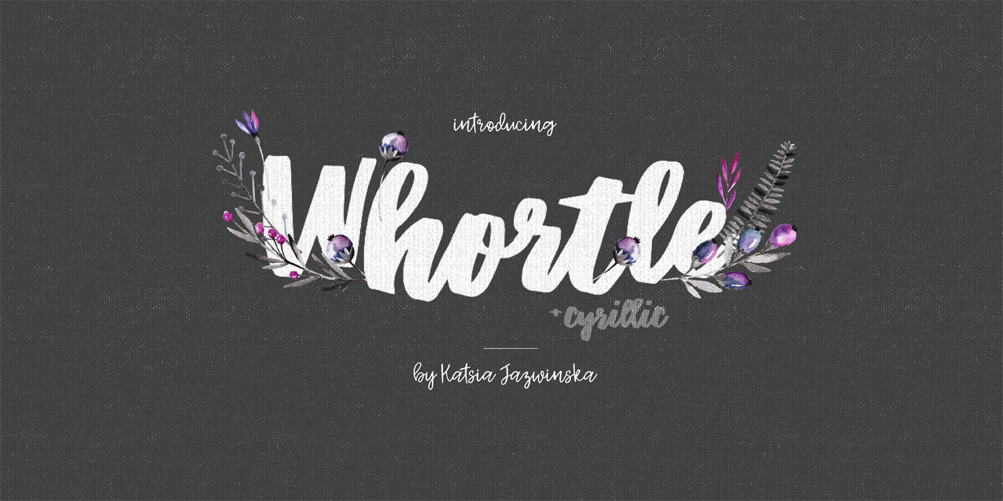 Ejemplo de fuente Whortle #1