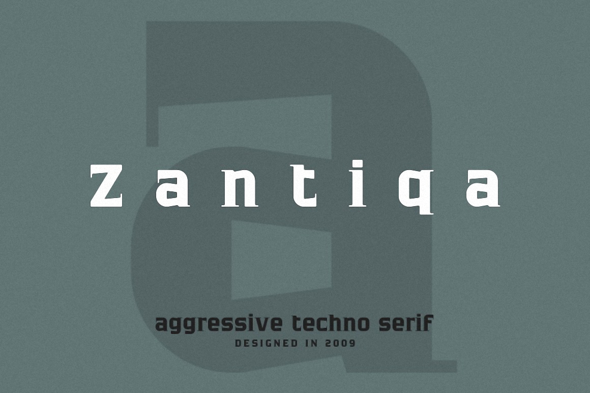 Ejemplo de fuente Zantiqa 4F #1