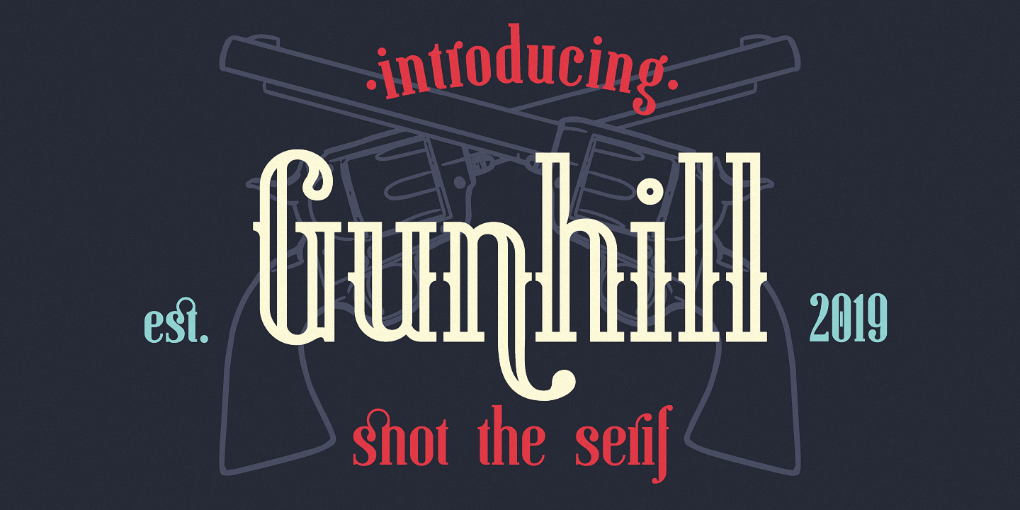 Ejemplo de fuente Gunhill #1