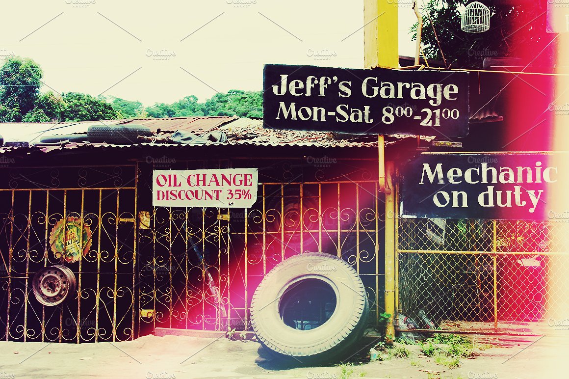 Ejemplo de fuente Jeff’s Garage #4