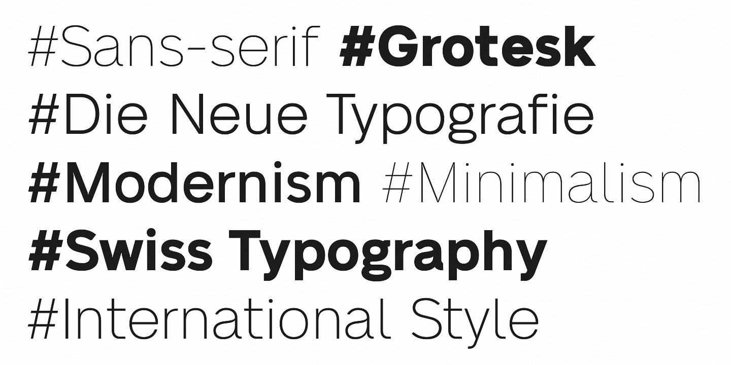 Ejemplo de fuente Neue Alte Grotesk #4