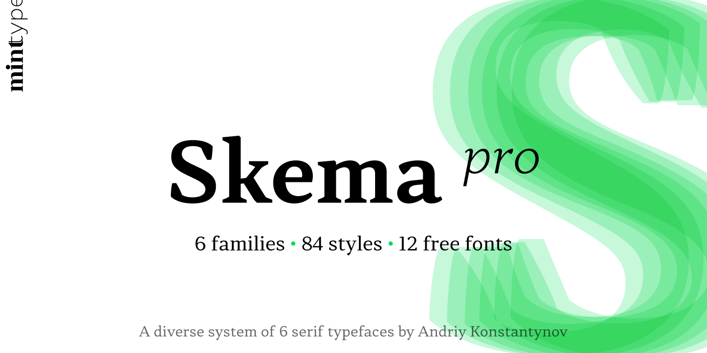 Ejemplo de fuente Skema Pro Display #1