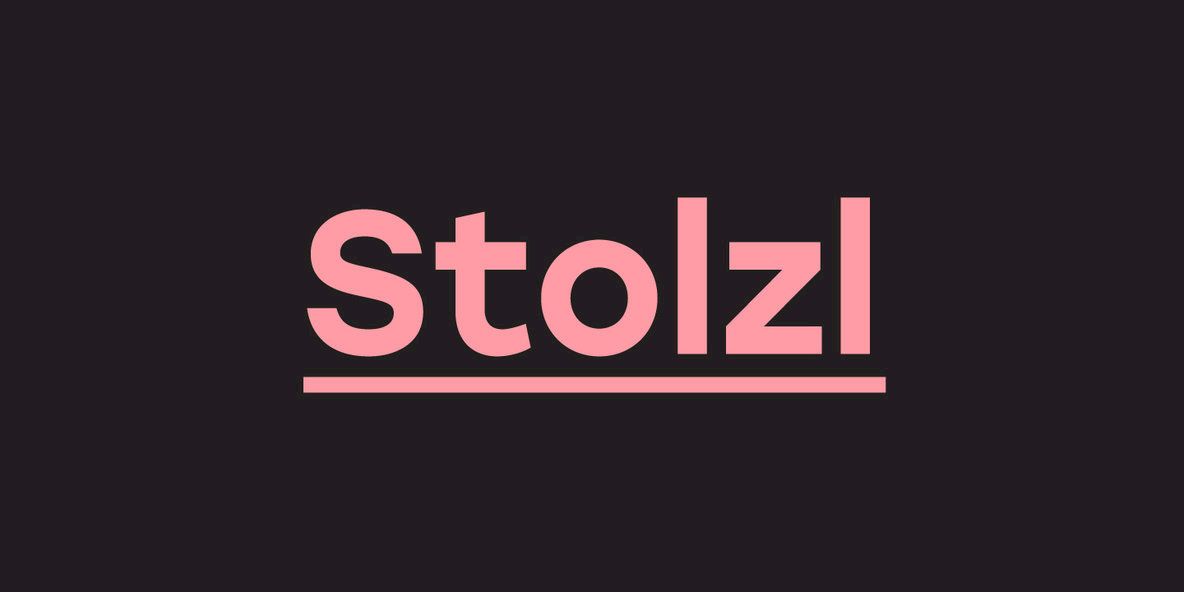 Ejemplo de fuente Stolzl #1