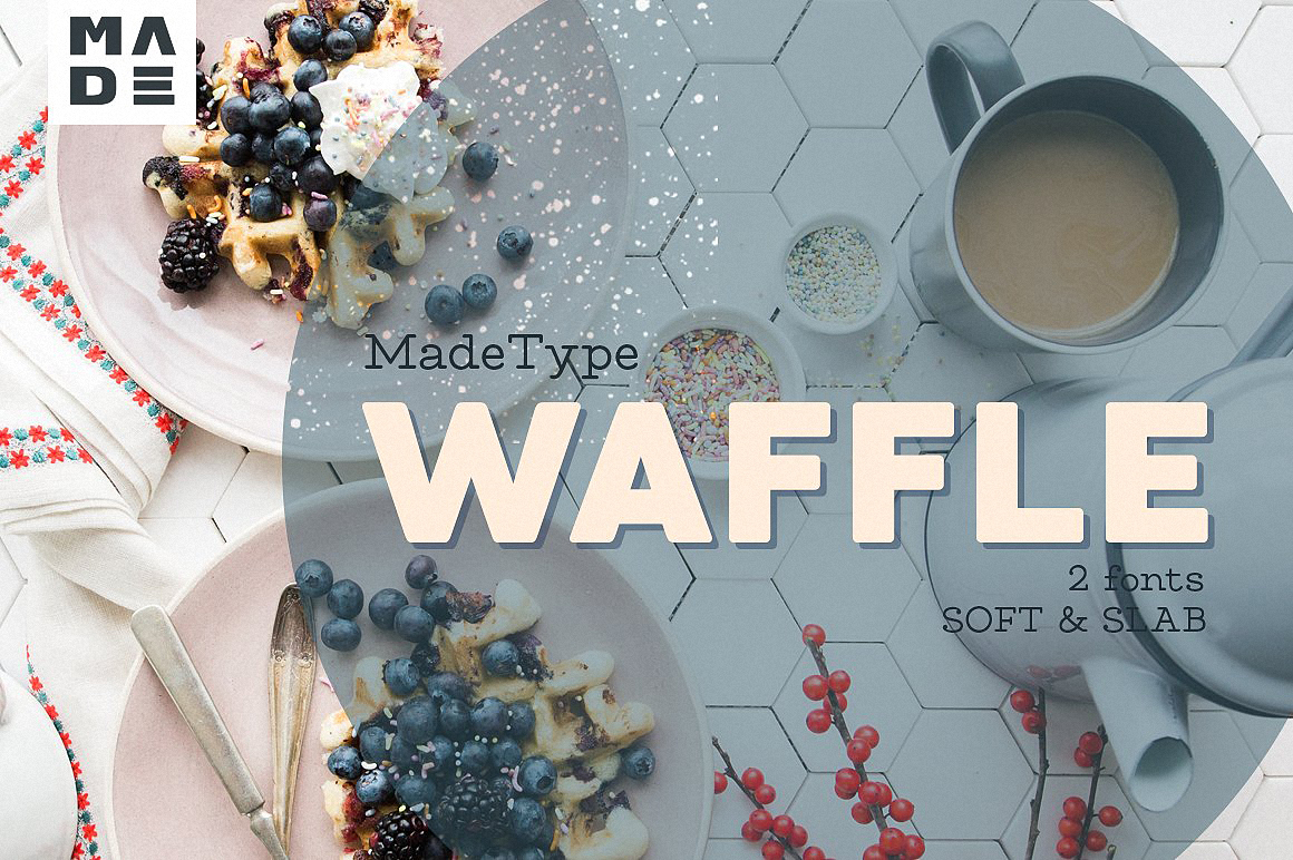 Ejemplo de fuente MADE Waffle #1