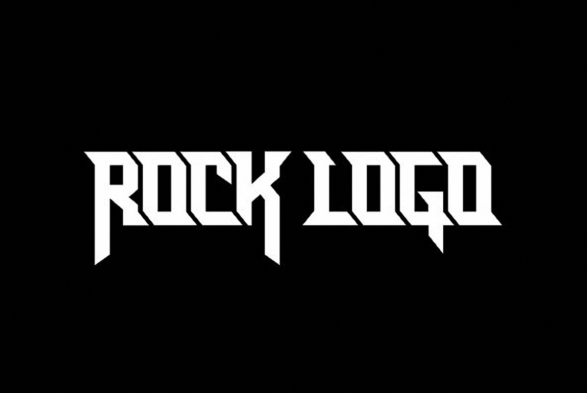 Ejemplo de fuente Rocklogo #1