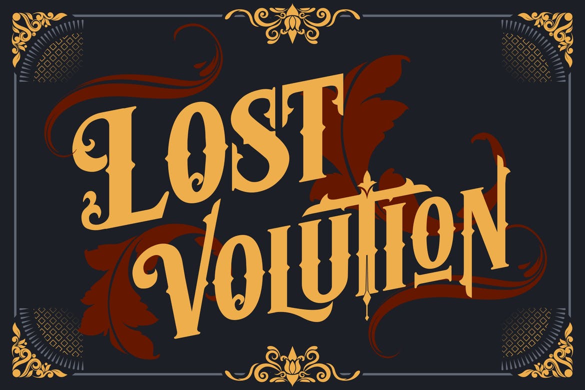 Ejemplo de fuente Lost Volution #1