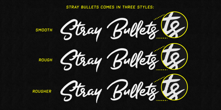 Ejemplo de fuente Stray Bullets #3