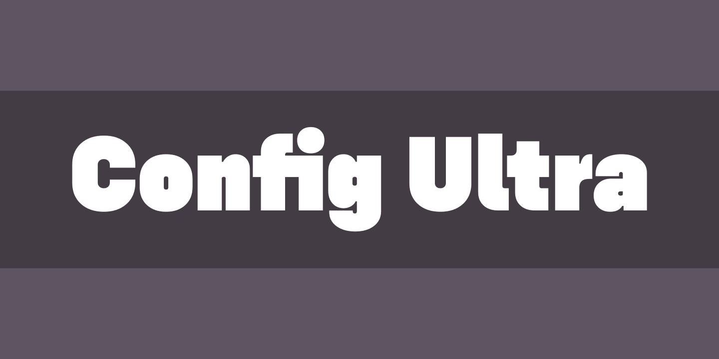 Ejemplo de fuente Config Ultra #1