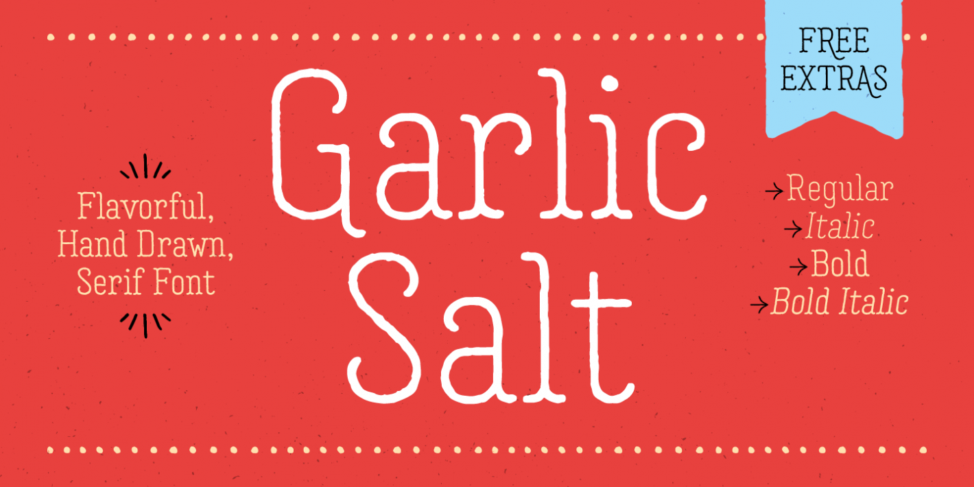 Ejemplo de fuente Garlic Salt #1