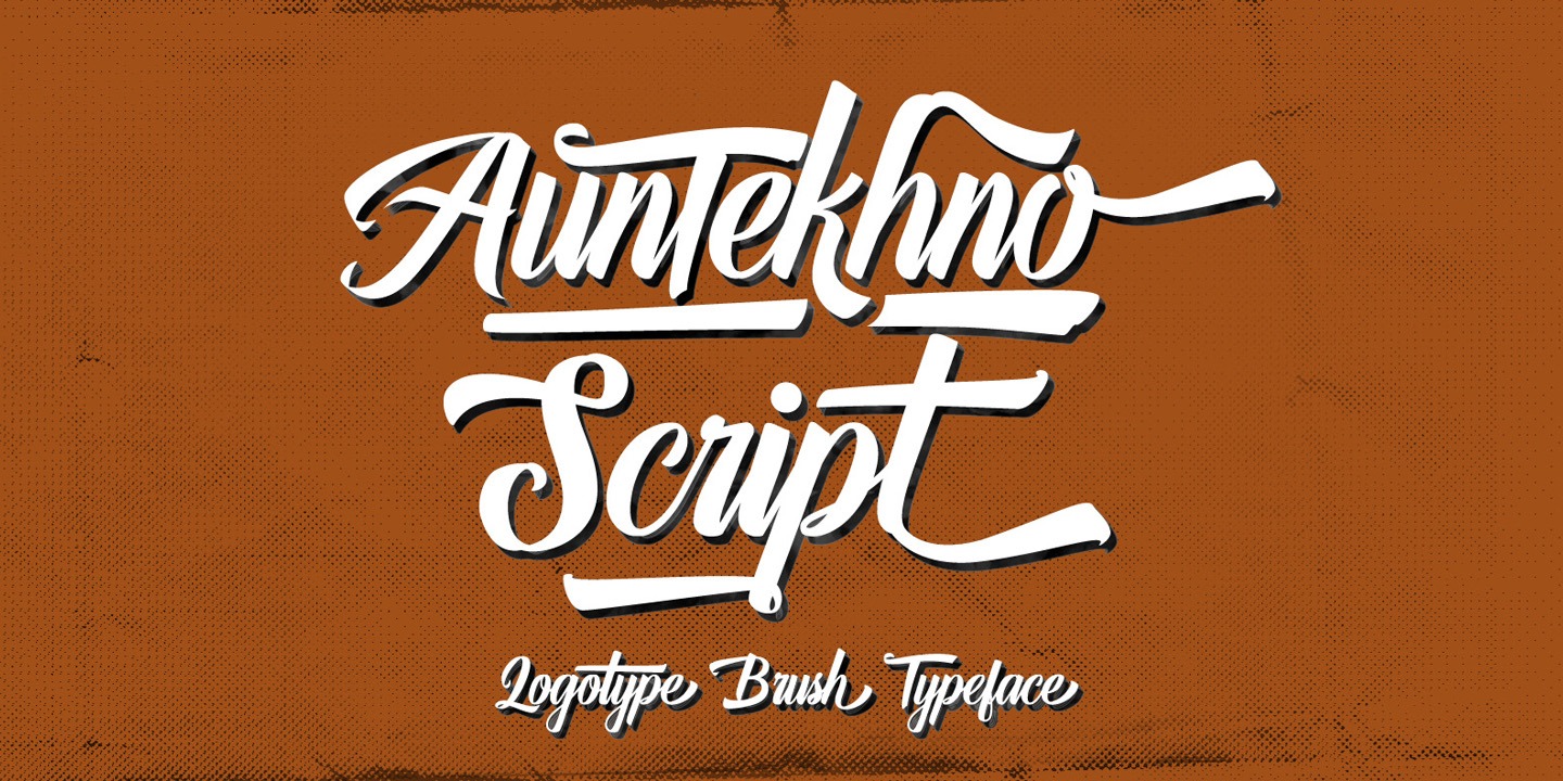 Ejemplo de fuente Auntekhno Script #1