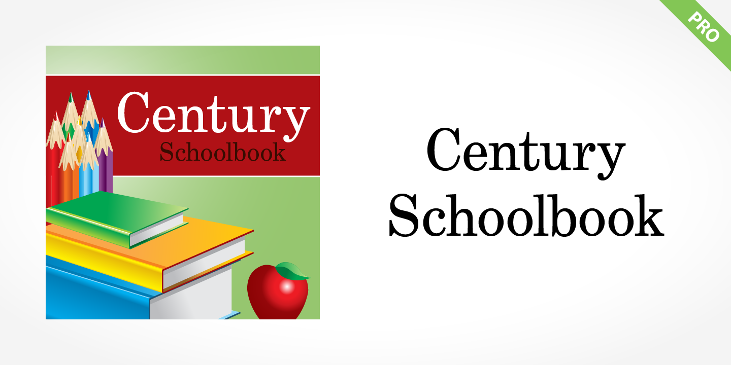 Ejemplo de fuente Century Schoolbook Pro #1