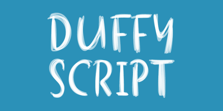 Ejemplo de fuente Duffy #1