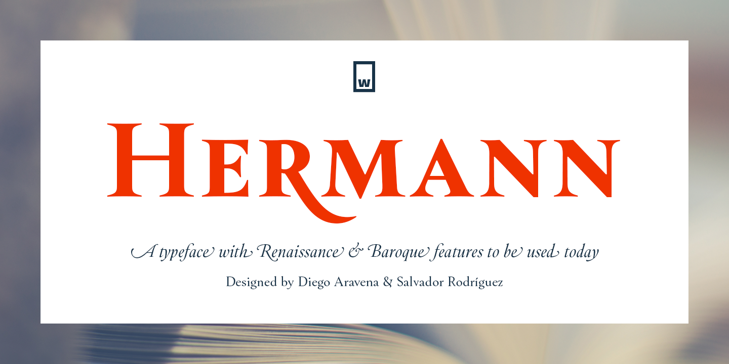 Ejemplo de fuente Hermann #1