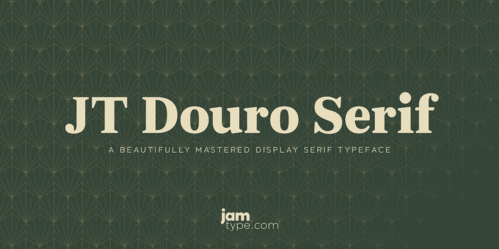 Ejemplo de fuente JT Douro Serif #1