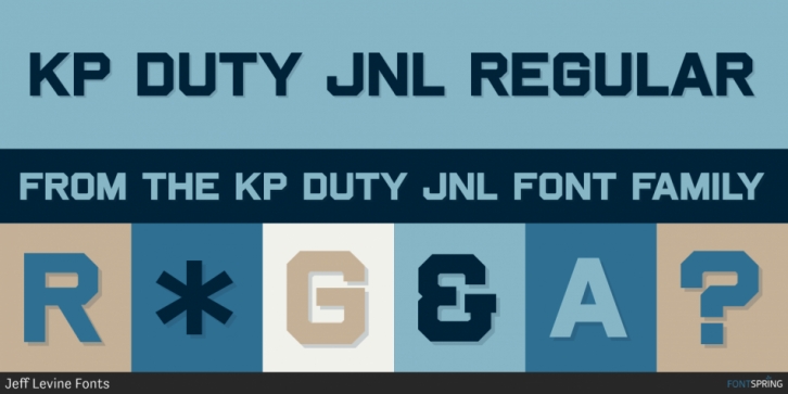 Ejemplo de fuente KP Duty JNL #1