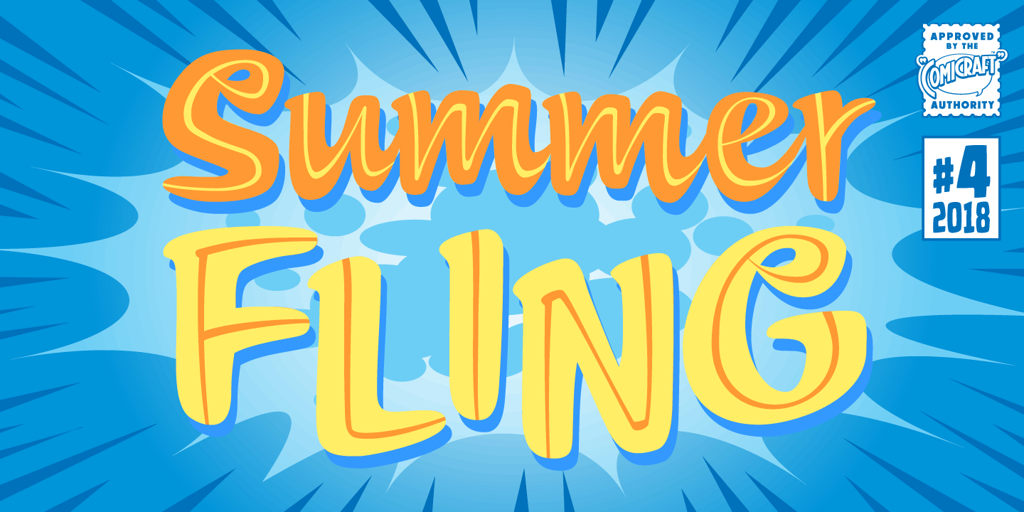 Ejemplo de fuente Summer Fling #1