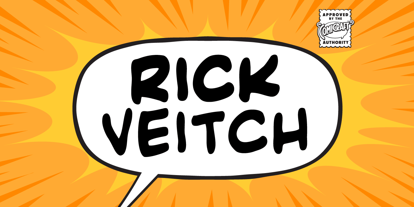 Ejemplo de fuente Rick Veitch #1