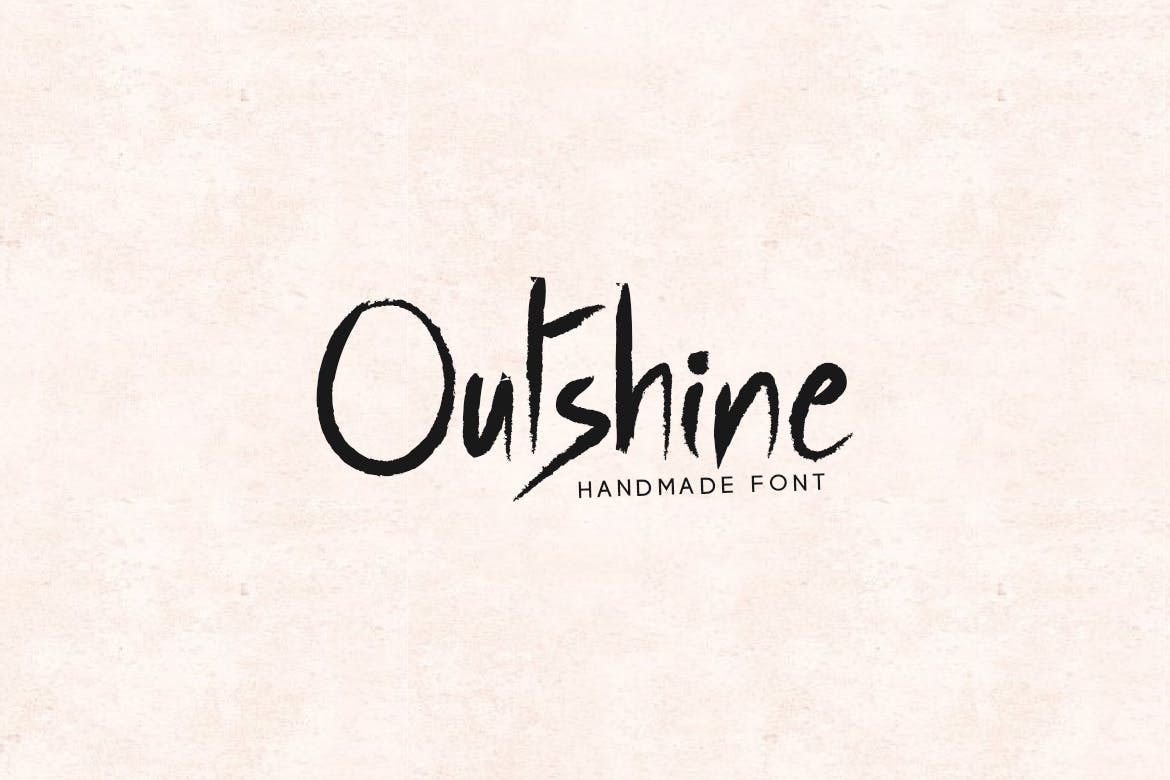 Ejemplo de fuente Outshine #1