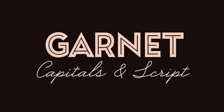 Ejemplo de fuente Garnet #1