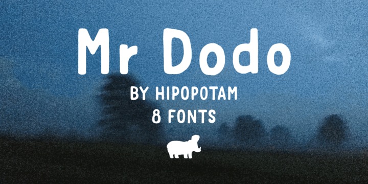 Ejemplo de fuente Mr Dodo #1