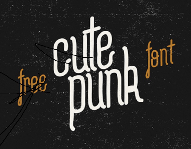 Ejemplo de fuente Cutepunk #1