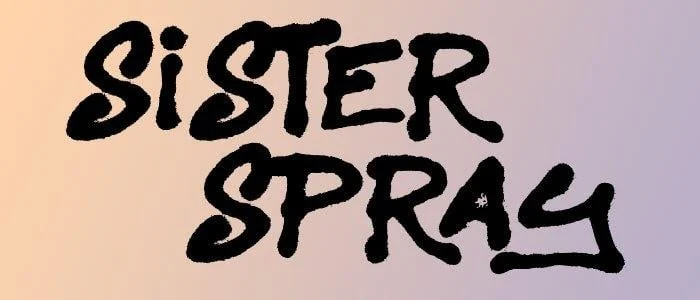 Ejemplo de fuente Sister Spray #1