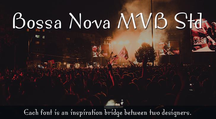 Ejemplo de fuente Bossa Nova MVB #1