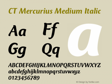 Ejemplo de fuente CT Mercurius #1