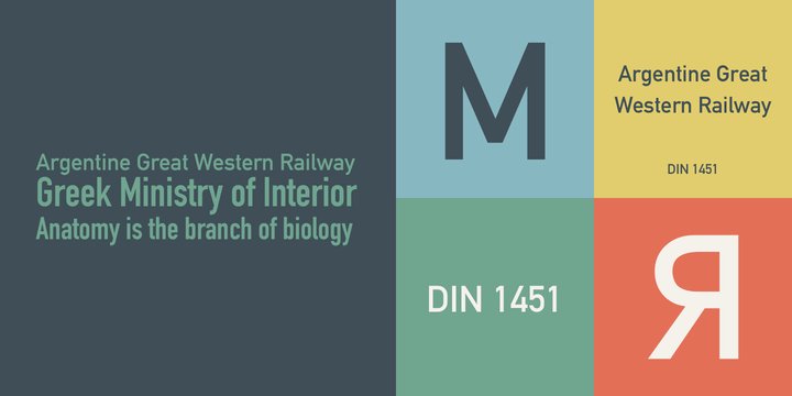 Ejemplo de fuente DIN 1451 #1